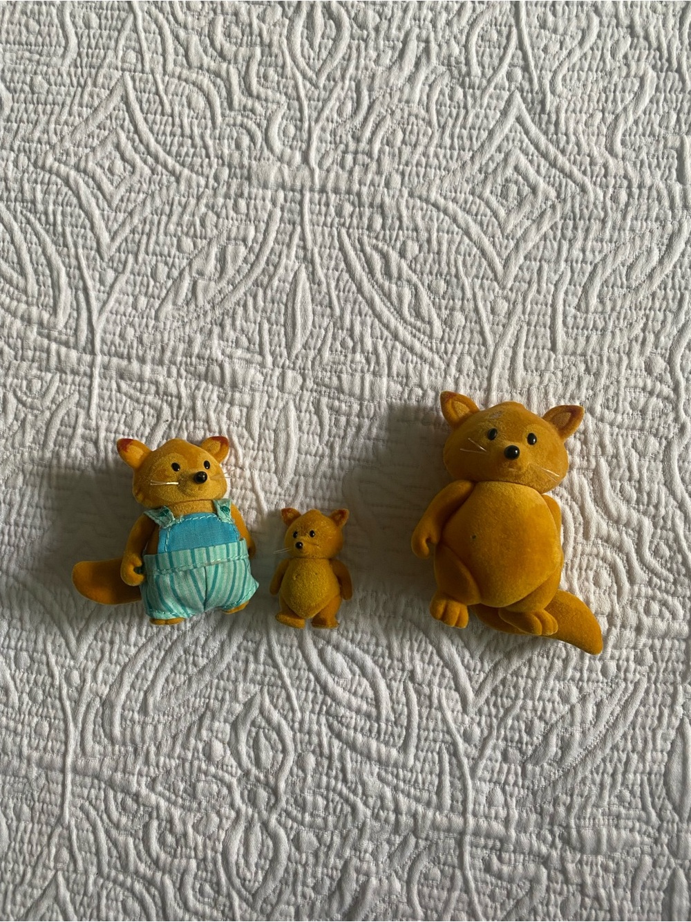 Lil’ Woodzeez Toys Vintage Orange Plush Fox Trio - Soft Toy Set